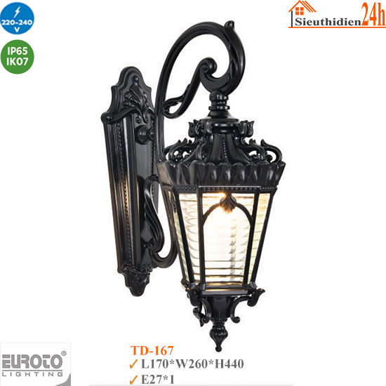 Đèn Tường Ngoài Trời Euroto TD-167