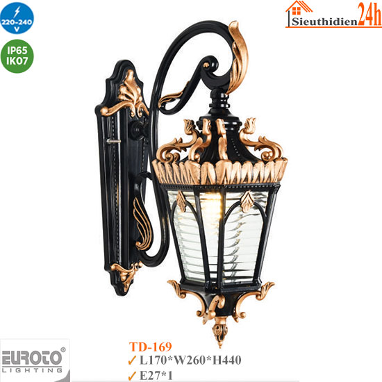 Đèn Tường Ngoài Trời Euroto TD-169