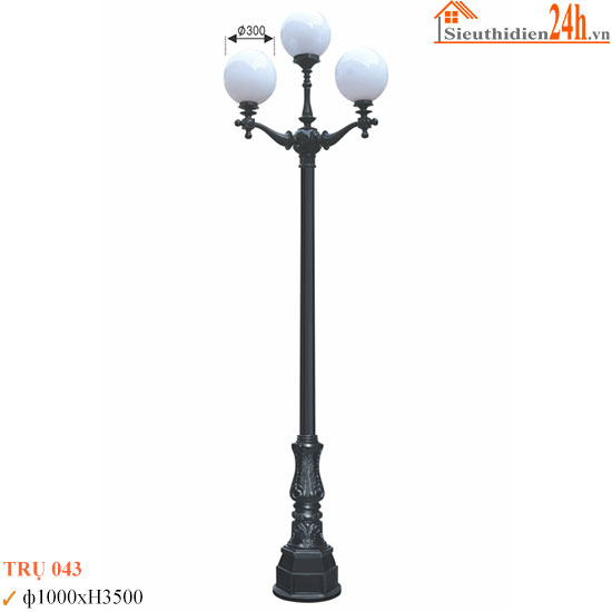 Đèn Trụ Sân Vườn Euroto TRU-043