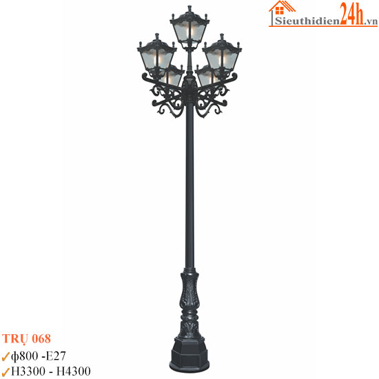 Đèn Trụ Sân Vườn Euroto TRU-068