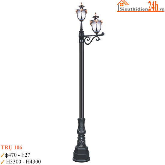 Đèn Trụ Sân Vườn Euroto TRU-106