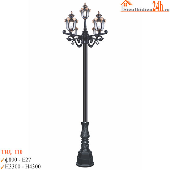 Đèn Trụ Sân Vườn Euroto TRU-110