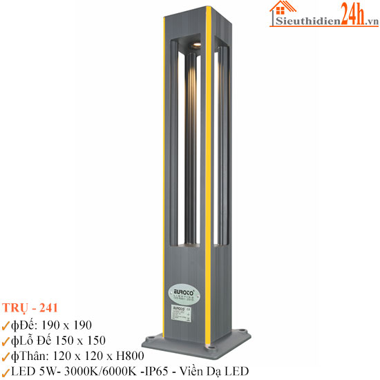 Đèn Trụ Sân Vườn Euroto TRU-241