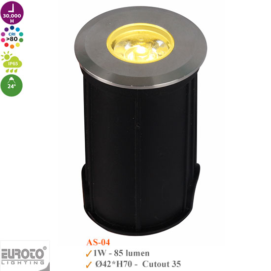 Đèn Âm Sàn Euroto AS-04