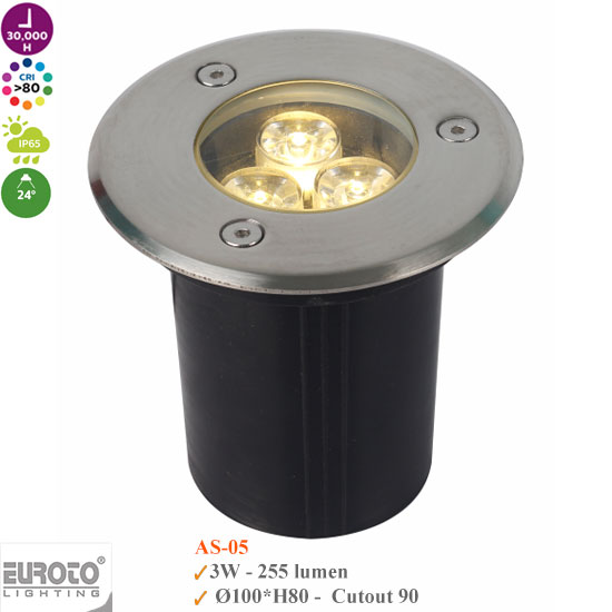Đèn Âm Sàn Euroto AS-05
