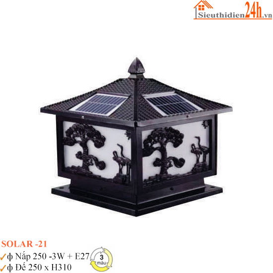 Đèn Trụ Cổng Euroto SOLAR-21