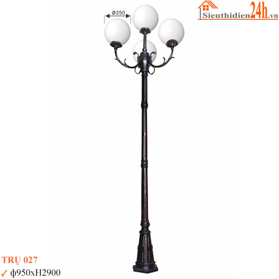 Đèn Trụ Sân Vườn Euroto TRU-027