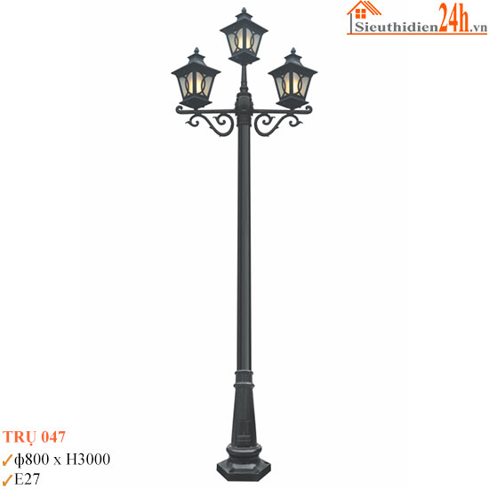 Đèn Trụ Sân Vườn Euroto TRU-047