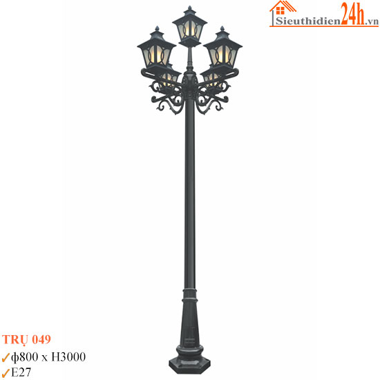 Đèn Trụ Sân Vườn Euroto TRU-049