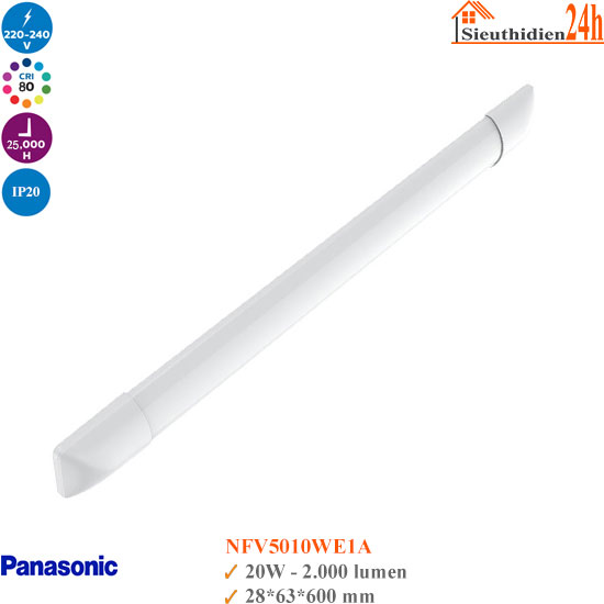 Đèn Led Bán Nguyệt Panasonic NFV50103WE1A 20W