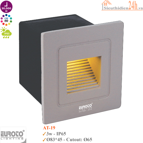 Đèn Âm Cầu Thang Euroto AT-19
