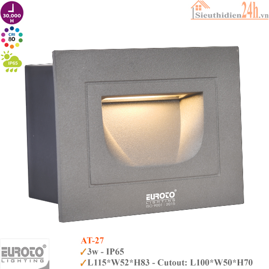 Đèn Âm Cầu Thang Euroto AT-27