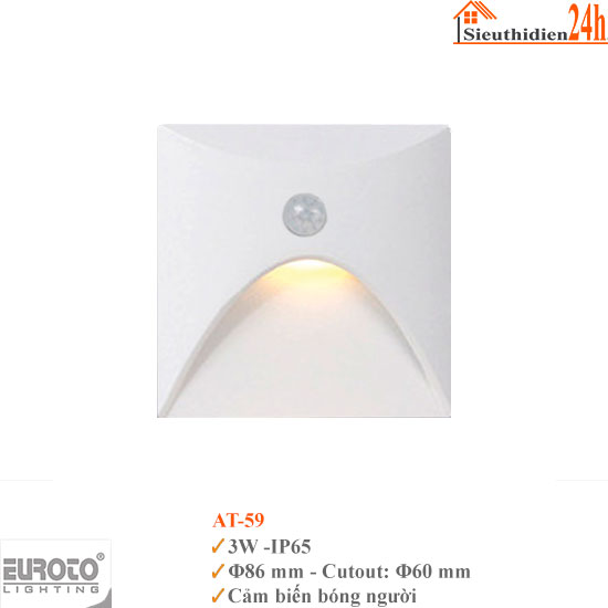 Đèn Âm Cầu Thang Euroto AT-59