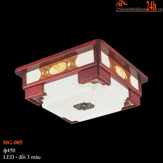 Đèn Ốp Trần Gỗ Euroto MG-005