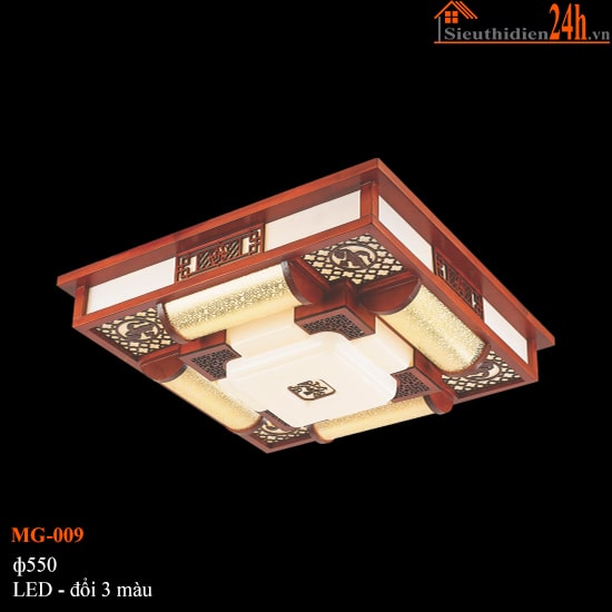 Đèn Ốp Trần Gỗ Euroto MG-009