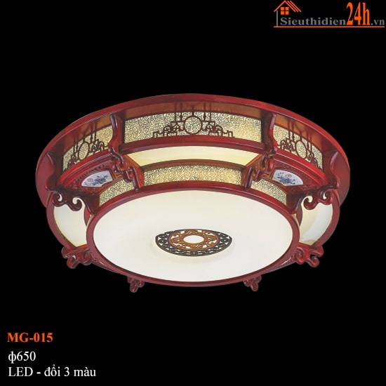 Đèn Ốp Trần Gỗ Euroto MG-015