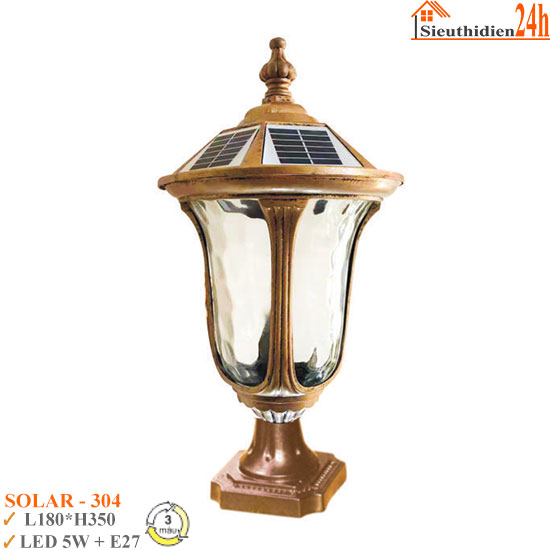 Đèn Trụ Cổng Euroto SOLAR-304