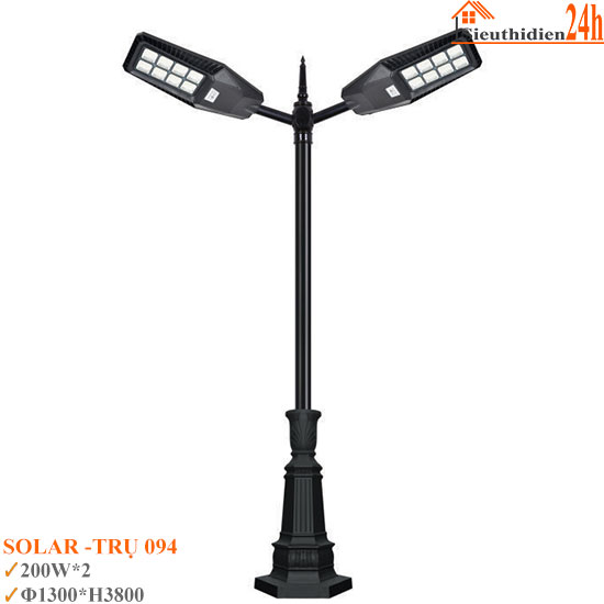 Đèn Trụ Sân Vườn Euroto SOLAR-TRU-094
