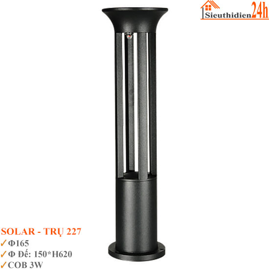 Đèn Trụ Sân Vườn Euroto SOLAR-227