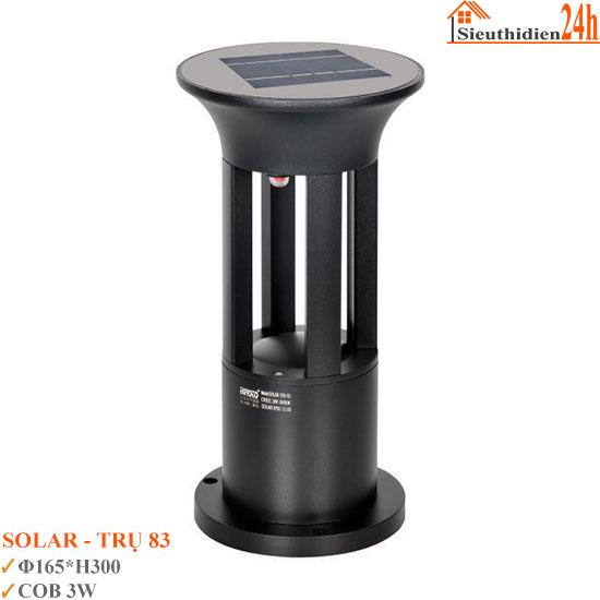 Đèn Trụ Sân Vườn Euroto SOLAR-TRU-83