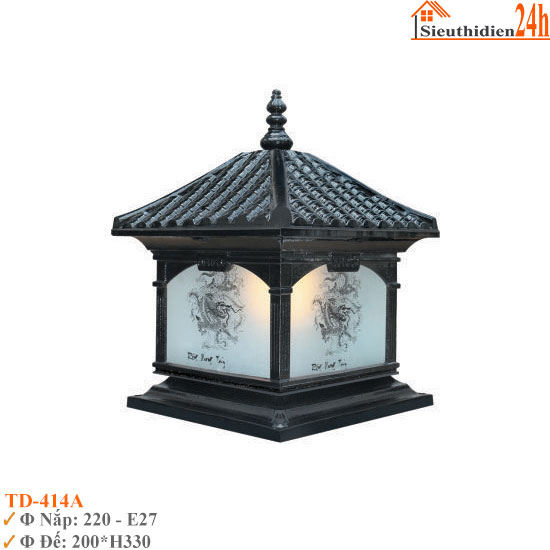 Đèn Trụ Cổng Rồng Phong Thủy Euroto TD-414A