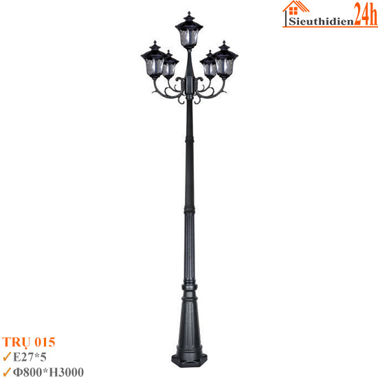Đèn Trụ Sân Vườn Euroto TRU-015