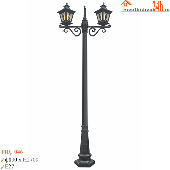 Đèn Trụ Sân Vườn Euroto TRU-046