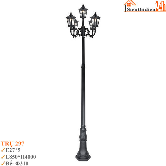 Đèn Trụ Sân Vườn Euroto TRU-297