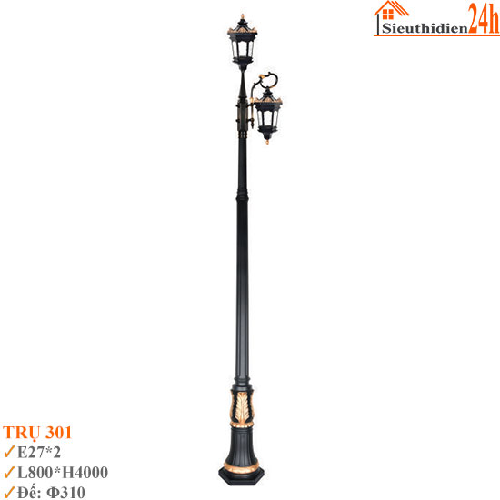 Đèn Trụ Sân Vườn Euroto TRU-301