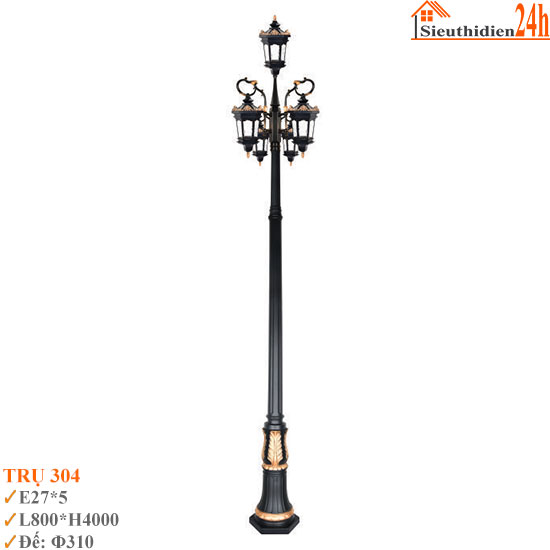 Đèn Trụ Sân Vườn Euroto TRU-304