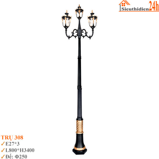 Đèn Trụ Sân Vườn Euroto TRU-308