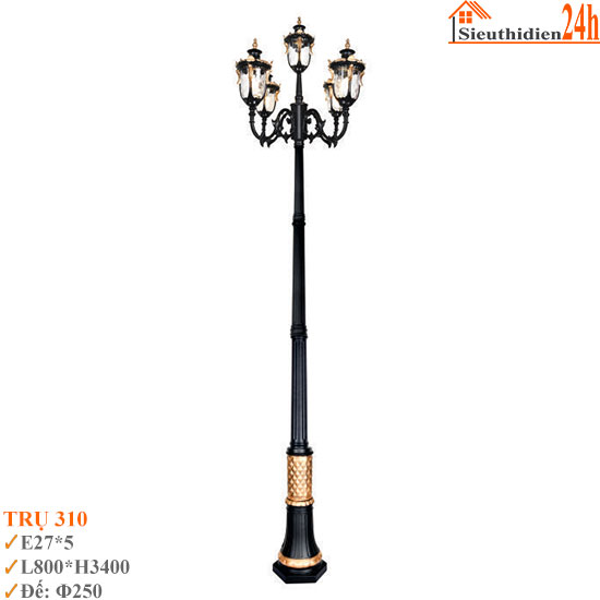 Đèn Trụ Sân Vườn Euroto TRU-310