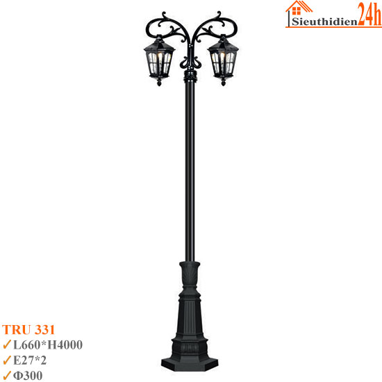 Đèn Trụ Sân Vườn Euroto TRU-331