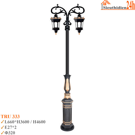 Đèn Trụ Sân Vườn Euroto TRU-333