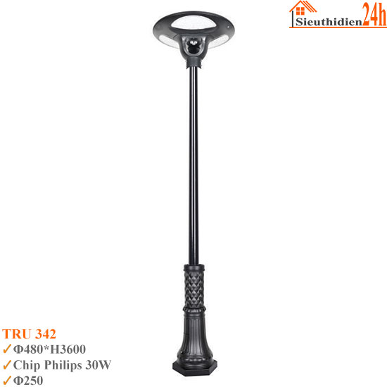 Đèn Trụ Sân Vườn Euroto TRU-342