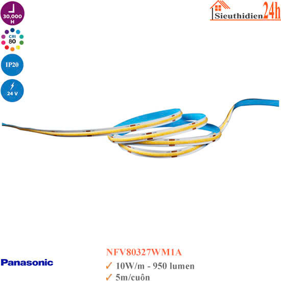 Đèn Led Dây COB Panasonic NFV80327WM1A 10W 24V