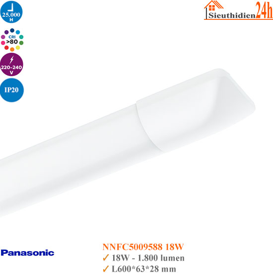 Đèn Led Bán Nguyệt Panasonic NNFC5009588 18W