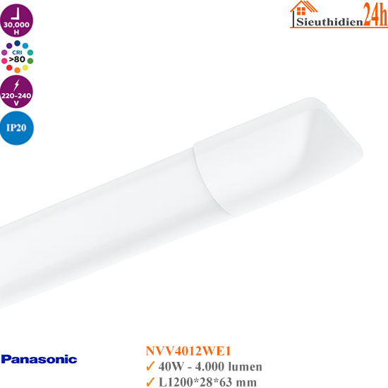 Đèn Led Bán Nguyệt Panasonic NVV40126WE1 40W