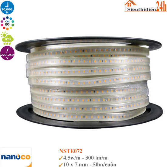 Đèn Led Dây Ngoài Trời Nanoco NSTE072 4.5w