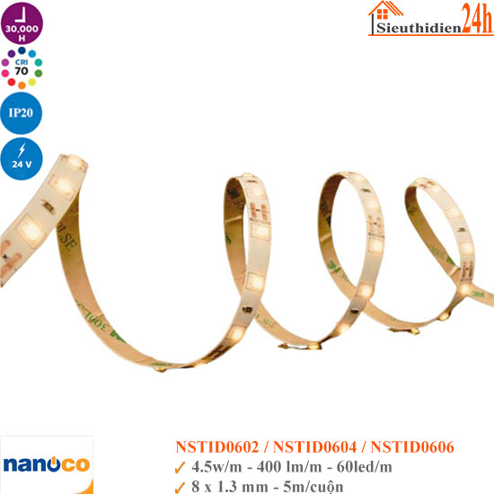 Đèn Led Dây Nanoco NSTID060 4.5w