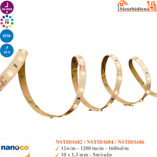 Đèn Led Dây Nanoco NSTID168 12w